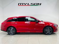 USED 2022 72 MERCEDES-BENZ CLA 1.3 CLA250e 15.6kWh AMG Line (Premium) Shooting Brake 5dr Petrol Plug-in Hybrid 8G-DCT Euro 6 (s/s) (218 ps) Patagonia Red | Black Leather Interior | Night Pack | Ambient Lighting | Privacy Glass | Widescreen Media | Heated Seats