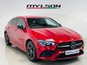 USED 2022 72 MERCEDES-BENZ CLA 1.3 CLA250e 15.6kWh AMG Line (Premium) Shooting Brake 5dr Petrol Plug-in Hybrid 8G-DCT Euro 6 (s/s) (218 ps) Patagonia Red | Black Leather Interior | Night Pack | Ambient Lighting | Privacy Glass | Widescreen Media | Heated Seats