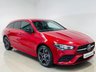 USED 2022 72 MERCEDES-BENZ CLA 1.3 CLA250e 15.6kWh AMG Line (Premium) Shooting Brake 5dr Petrol Plug-in Hybrid 8G-DCT Euro 6 (s/s) (218 ps) Patagonia Red | Black Leather Interior | Night Pack | Ambient Lighting | Privacy Glass | Widescreen Media | Heated Seats