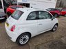 USED 2014 64 FIAT 500 1.2 Lounge Hatchback 3dr Petrol Manual Euro 6 (s/s) (69 bhp) BLUETOOTH+PANROOF+&pound;35TAX+FSH+WHITE