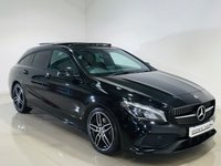 USED 2017 67 MERCEDES-BENZ CLA 2.1 CLA220d AMG Line Shooting Brake 5dr Diesel 7G-DCT Euro 6 (s/s) (177 ps) Cosmos Black | Glass Panoramic Roof | Ambient Lighting | Apple CarPlay | Night Pack | Privacy Glass