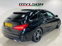 USED 2017 67 MERCEDES-BENZ CLA 2.1 CLA220d AMG Line Shooting Brake 5dr Diesel 7G-DCT Euro 6 (s/s) (177 ps) Cosmos Black | Glass Panoramic Roof | Ambient Lighting | Apple CarPlay | Night Pack | Privacy Glass