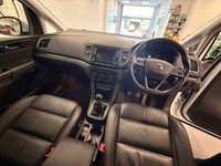USED 2017 17 SEAT ALHAMBRA 2.0 TDI Ecomotive SE Lux WAV WHEELCHAIR ACCESS VEHICLE  FULL BLACK LEATHER, WHITE