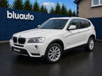 USED 2013 BMW X3 2.0 20d SE SUV 5dr Diesel Auto xDrive Euro 5 (s/s) (184 ps) Heated Seats, Black Leather Interior, Panoramic Sunroof, Superb Service History, Front & Rear Parking Sensors, Upgraded Professional Media Pack, Satellite Navigation