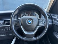 USED 2013 BMW X3 2.0 20d SE SUV 5dr Diesel Auto xDrive Euro 5 (s/s) (184 ps) Heated Seats, Black Leather Interior, Panoramic Sunroof, Superb Service History, Front & Rear Parking Sensors, Upgraded Professional Media Pack, Satellite Navigation