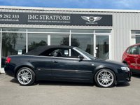 USED 2008 08 AUDI A4 CABRIOLET 2.0 TFSI S line Special Edition Convertible 2dr Petrol Multitronic (199 g/km, 197 bhp) Full Leather - Power Hood - Heated Seats - Rear Park Assist - 18 " Alloys