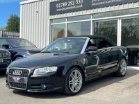 USED 2008 08 AUDI A4 CABRIOLET 2.0 TFSI S line Special Edition Convertible 2dr Petrol Multitronic (199 g/km, 197 bhp) Full Leather - Power Hood - Heated Seats - Rear Park Assist - 18 " Alloys