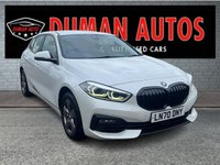 USED 2020 70 BMW 1 SERIES 1.5 116d SE Hatchback 5dr Diesel Manual Euro 6 (s/s) (116 ps) SERVICE HISTORY + PARKING AID+ MULTIFUNCTIONAL STEARING WHEEL+ CRUISE CONTROL+ START/STOP+ KEYLESS+ AUTO HEADLIGHTS+ AUTO WIPERS+ CLIMATE CONTROL+