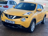 USED 2014 64 NISSAN JUKE 1.6 Acenta Premium XTRON Euro 5 5dr Ulez/Automatic/2Keys/RevCamera