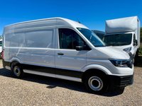 USED 2019 19 VOLKSWAGEN CRAFTER 2.0 TDI CR35 BlueMotion Tech Trendline Panel Van 5dr Diesel Manual FWD MWB High Roof Euro 6 (s/s) (102 ps) A/C-sensors-racking-captain seats
