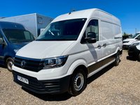 USED 2019 19 VOLKSWAGEN CRAFTER 2.0 TDI CR35 BlueMotion Tech Trendline Panel Van 5dr Diesel Manual FWD MWB High Roof Euro 6 (s/s) (102 ps) A/C-sensors-racking-captain seats