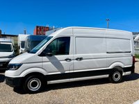 USED 2019 19 VOLKSWAGEN CRAFTER 2.0 TDI CR35 BlueMotion Tech Trendline Panel Van 5dr Diesel Manual FWD MWB High Roof Euro 6 (s/s) (102 ps) A/C-sensors-racking-captain seats