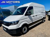 USED 2019 19 VOLKSWAGEN CRAFTER 2.0 TDI CR35 BlueMotion Tech Trendline Panel Van 5dr Diesel Manual FWD MWB High Roof Euro 6 (s/s) (102 ps) A/C-sensors-racking-captain seats