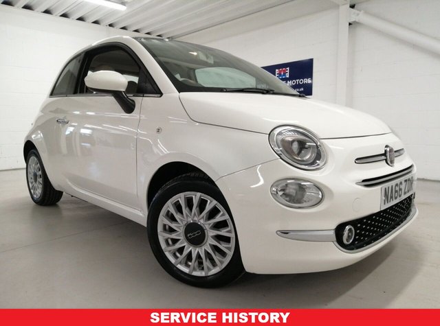 View our Fiat 500 1.2 Lounge Hatchback 3dr Petrol Manual Euro 6 (s/s) (69 bhp)