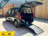 USED 2025 74 CITROEN BERLINGO 3 Seat Wheelchair Accessible Disabled Access Vehicle WAV 