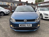 USED 2017 66 VOLKSWAGEN POLO 1.2 TSI BlueMotion Tech Match Edition Hatchback 3dr Petrol Manual Euro 6 (s/s) (90 ps) VOLKWAGEN POLO 1.2 TSI BLUEMOTION TECH MATCH EDITION A/C EURO6