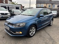 USED 2017 66 VOLKSWAGEN POLO 1.2 TSI BlueMotion Tech Match Edition Hatchback 3dr Petrol Manual Euro 6 (s/s) (90 ps) VOLKWAGEN POLO 1.2 TSI BLUEMOTION TECH MATCH EDITION A/C EURO6