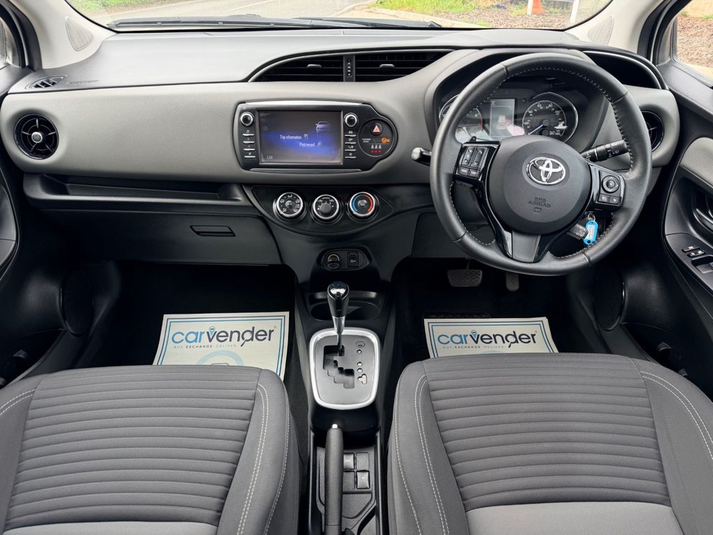 USED 2017 TOYOTA YARIS 1.5 VVT-i Icon Hatchback 5dr Petrol CVT Euro 6 (111 ps) 1 Owner|5 Services|Camera|CRS|&pound;35 Annual Road Tax|