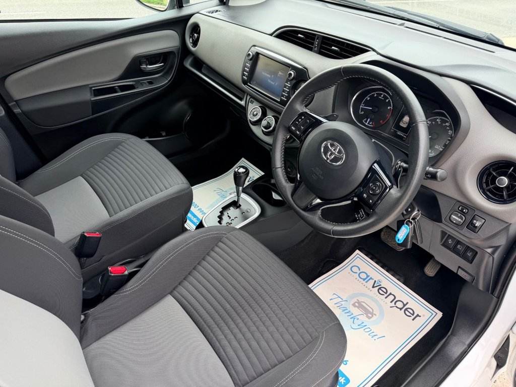 USED 2017 TOYOTA YARIS 1.5 VVT-i Icon Hatchback 5dr Petrol CVT Euro 6 (111 ps) 1 Owner|5 Services|Camera|CRS|&pound;35 Annual Road Tax|