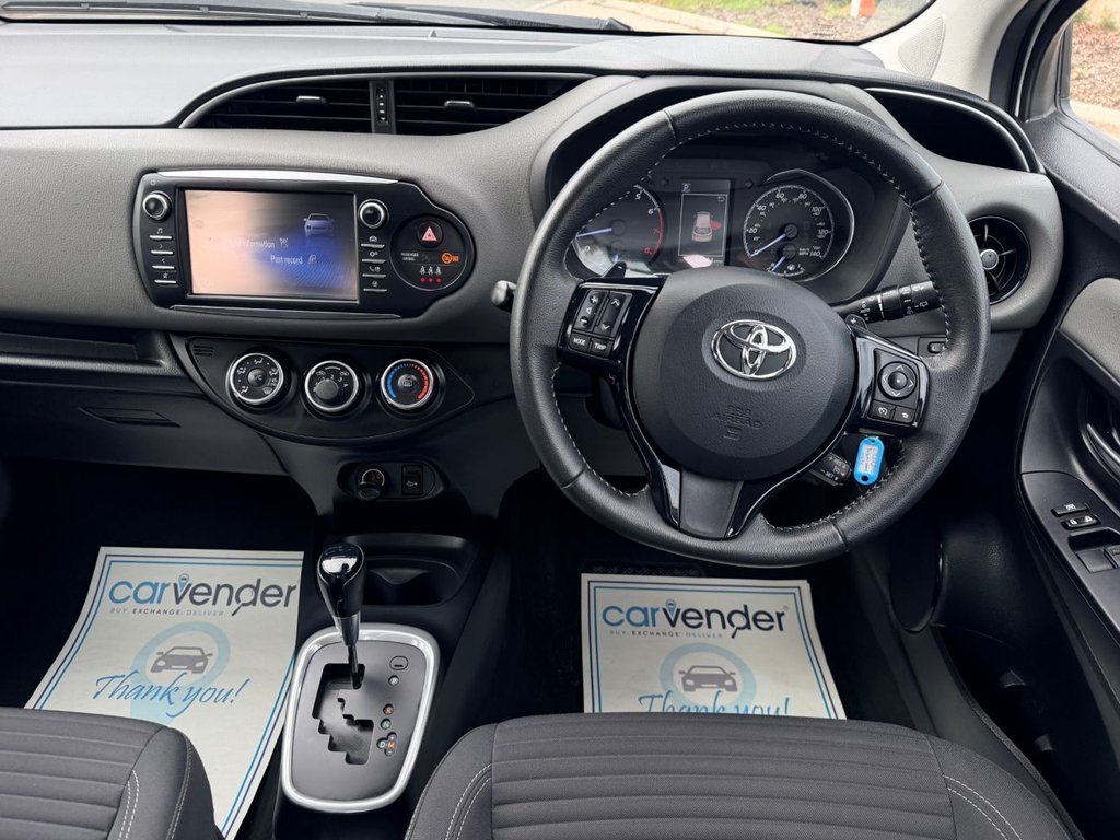 USED 2017 TOYOTA YARIS 1.5 VVT-i Icon Hatchback 5dr Petrol CVT Euro 6 (111 ps) 1 Owner|5 Services|Camera|CRS|&pound;35 Annual Road Tax|
