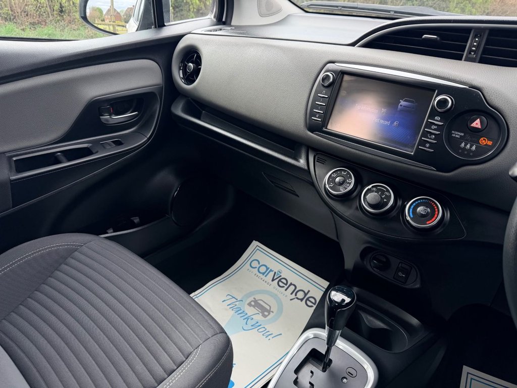 USED 2017 TOYOTA YARIS 1.5 VVT-i Icon Hatchback 5dr Petrol CVT Euro 6 (111 ps) 1 Owner|5 Services|Camera|CRS|&pound;35 Annual Road Tax|