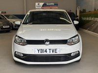 USED 2014 14 VOLKSWAGEN POLO 1.4 TDI BlueMotion Tech SEL Hatchback 5 Door Diesel Manual White 1 Former Keeper +PRIVACY GLASS+CD PLAYER+SENSORS