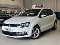 USED 2014 14 VOLKSWAGEN POLO 1.4 TDI BlueMotion Tech SEL Hatchback 5 Door Diesel Manual White 1 Former Keeper +PRIVACY GLASS+CD PLAYER+SENSORS