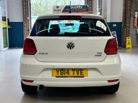 USED 2014 14 VOLKSWAGEN POLO 1.4 TDI BlueMotion Tech SEL Hatchback 5 Door Diesel Manual White 1 Former Keeper +PRIVACY GLASS+CD PLAYER+SENSORS