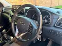 USED 2019 19 HYUNDAI TUCSON 1.6 GDi SE Nav SUV 5dr Petrol Manual Euro 6 (s/s) (132 ps) 3 OWNERS, FULL SERVICE HISTORY, 7 SERVICES, 1YR MOT, NAV, ALLOYS, DUAL CLIMATE, BLUETOOTH, CRUISE, REAR CAMERA, DAB RADIO CD, E/WINDOWS, R/LOCKING, FREE WARRANTY, FINANCE AVAILABLE, HPI CLEAR, PART EXCHANGE WELCOME,