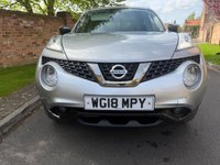 USED 2018 18 NISSAN JUKE 1.6 Bose Personal Edition SUV 5dr Petrol XTRON Euro 6 (112 ps) 3 OWNERS, FULL SERVICE HISTORY, 7 SERVICES, 1YR MOT, NAV, ALLOYS, CLIMATE, BLUETOOTH, CRUISE, REVERSE CAMERA, DAB RADIO CD, E/WINDOWS, R/LOCKING, FREE WARRANTY, FINANCE AVAILABLE, HPI CLEAR, PART EXCHANGE WELCOME,