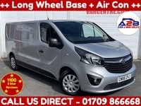 2018 VAUXHALL VIVARO 1.6 CDTi 2900 Sportive Panel Van 5dr Diesel Manual L2 H1 Euro 6 (120 ps) ++ DRIVE AWAY TODAY ++ &pound;8980.00