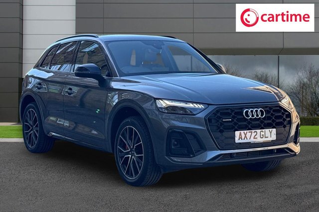 View our Audi Q5 2.0 TFSIe 50 Edition 1 SUV 5dr Petrol Plug-in Hybrid S Tronic quattro Euro 6 (s/s) 17.9kWh (299 ps) Reverse Camera, Front / Rear Parking Sensors, Audi Smartphone Interface, LED Interior Lighting Pack, High Gloss Package