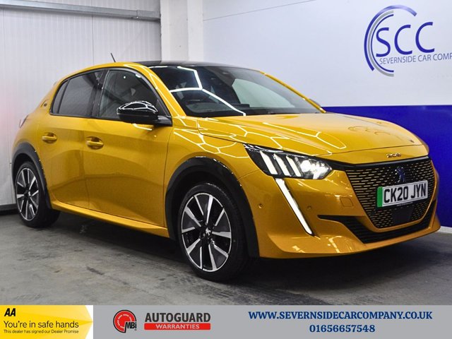 2020 20 Peugeot E-208 50kWh GT Hatchback 5dr Electric Auto (136 ps)
