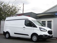 USED 2021 21 FORD TRANSIT CUSTOM 2.0 300 L2 H2 (SECURITY LOCKS) ROOF BARS + BLUETOOTH