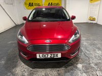 USED 2017 17 FORD FOCUS 1.0T EcoBoost Titanium Hatchback 5dr Petrol Manual Euro 6 (s/s) (125 ps) &pound;20 Tax-Great Service History