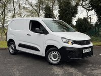 USED 2024 73 PEUGEOT PARTNER 1.5 BlueHDi 1000 Professional Premium + Standard Panel Van SWB Euro 6 (s/s) 5dr 1 OWNER! FULL HISTORY! 3 SEATS