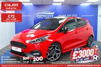 USED 2019 19 FORD FIESTA 1.5T EcoBoost ST-3 Hatchback 5dr Petrol Manual Euro 6 (s/s) (200 ps) REVERSE CAMERA - RECARO HALF LEATHER