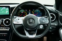 USED 2019 69 MERCEDES-BENZ C-CLASS 2.0 C220d AMG Line (Premium) Estate 5dr Diesel G-Tronic+ 4MATIC Euro 6 (s/s) (194 ps) SELENITE GREY METALLIC PAINTWORK  + REAR CAMERA + CARPLAY + MULTIBEAM