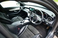USED 2019 69 MERCEDES-BENZ C-CLASS 2.0 C220d AMG Line (Premium) Estate 5dr Diesel G-Tronic+ 4MATIC Euro 6 (s/s) (194 ps) SELENITE GREY METALLIC PAINTWORK  + REAR CAMERA + CARPLAY + MULTIBEAM