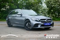 USED 2019 69 MERCEDES-BENZ C-CLASS 2.0 C220d AMG Line (Premium) Estate 5dr Diesel G-Tronic+ 4MATIC Euro 6 (s/s) (194 ps) SELENITE GREY METALLIC PAINTWORK  + REAR CAMERA + CARPLAY + MULTIBEAM
