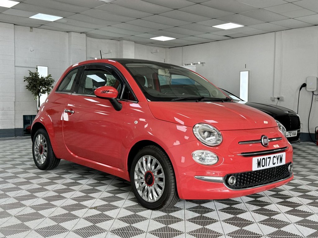 USED 2017 17 FIAT 500 1.2 Lounge Hatchback 3dr Petrol Manual Euro 6 (s/s) (69 bhp) 