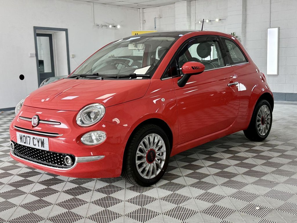 USED 2017 17 FIAT 500 1.2 Lounge Hatchback 3dr Petrol Manual Euro 6 (s/s) (69 bhp) 