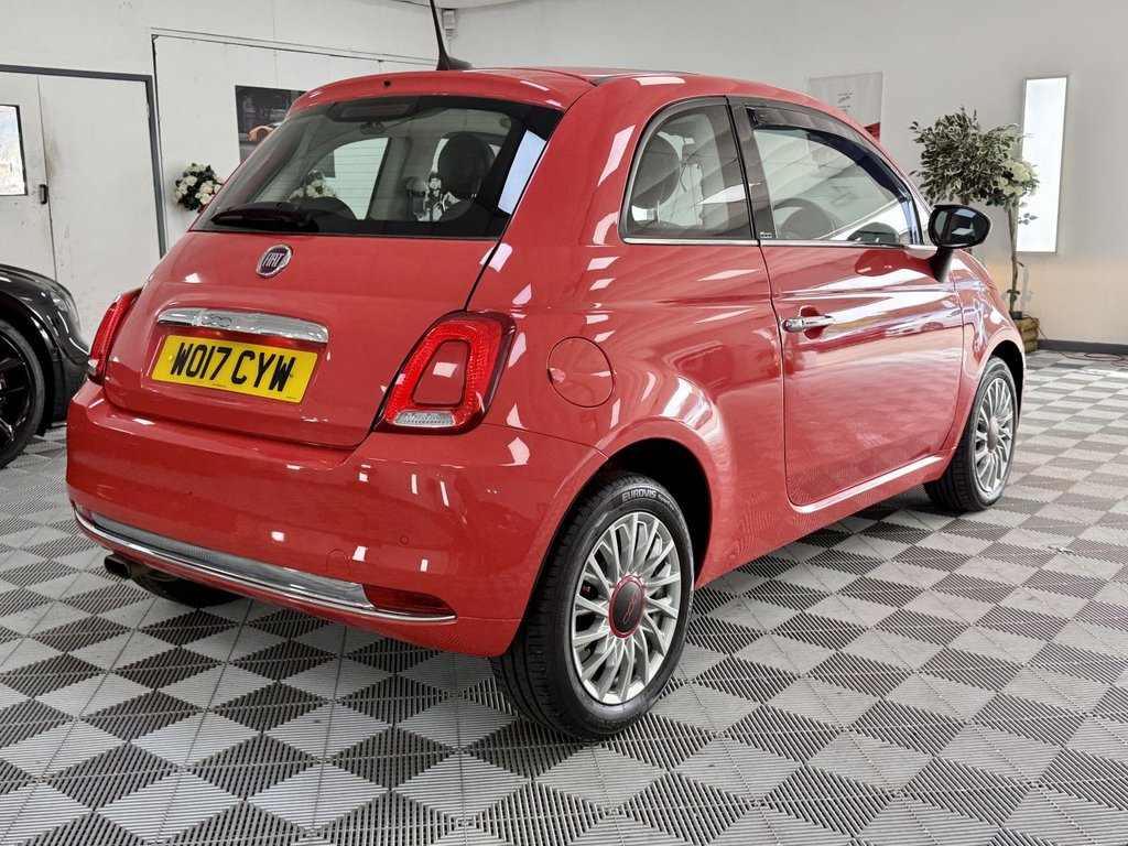 USED 2017 17 FIAT 500 1.2 Lounge Hatchback 3dr Petrol Manual Euro 6 (s/s) (69 bhp) 