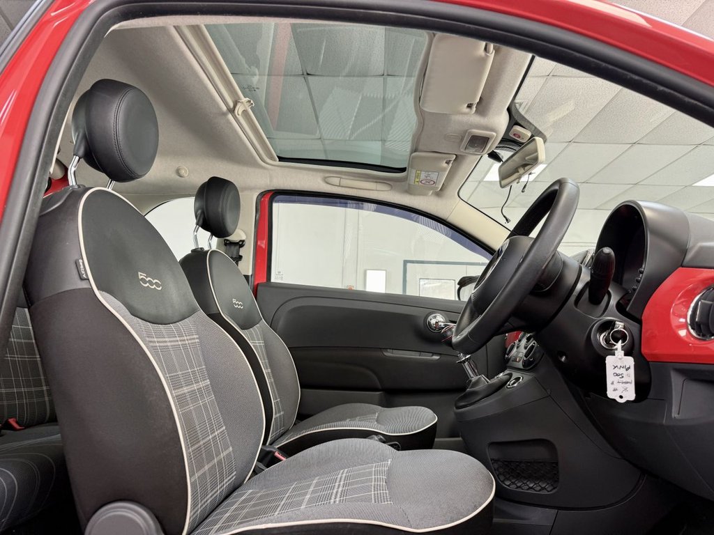 USED 2017 17 FIAT 500 1.2 Lounge Hatchback 3dr Petrol Manual Euro 6 (s/s) (69 bhp) 