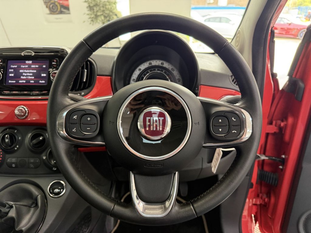 USED 2017 17 FIAT 500 1.2 Lounge Hatchback 3dr Petrol Manual Euro 6 (s/s) (69 bhp) 