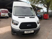 USED 2019 19 FORD TRANSIT 350 2.0 EcoBlue 130 L3 H3 LWB High roof RWD - WET BELT REPLACED ON SALE ONE OWNER WITH SERVICE HISTORY