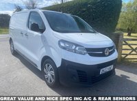 USED 2023 23 VAUXHALL VIVARO  2900 PRIME L1 SWB 1.5TD 100PS High Specification Model With Air Con, Media Screen, Cruise Control, Parking Sensors, Twin Side Doors & Ply Lining!