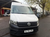USED 2020 70 VOLKSWAGEN CRAFTER 2.0 TDI 140 CR35 STARTLINE LWB High roof panel van - 4 METRE LOAD + AIR CON ONE OWNER + AIR CON + EURO 6