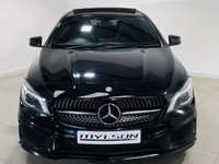 USED 2014 64 MERCEDES-BENZ CLA 2.1 CLA220 CDI AMG Sport Coupe 4dr Diesel 7G-DCT Euro 6 (s/s) (170 ps) Cosmos Black | Night Pack | Glass Panoramic Roof | COMAND Media/Sat Nav | Privacy Glass | ULEZ OK | Low Road Tax