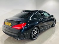 USED 2014 64 MERCEDES-BENZ CLA 2.1 CLA220 CDI AMG Sport Coupe 4dr Diesel 7G-DCT Euro 6 (s/s) (170 ps) Cosmos Black | Night Pack | Glass Panoramic Roof | COMAND Media/Sat Nav | Privacy Glass | ULEZ OK | Low Road Tax